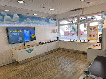 Blick zum Wartebereich