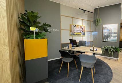 Blick zum Beratungsplatz